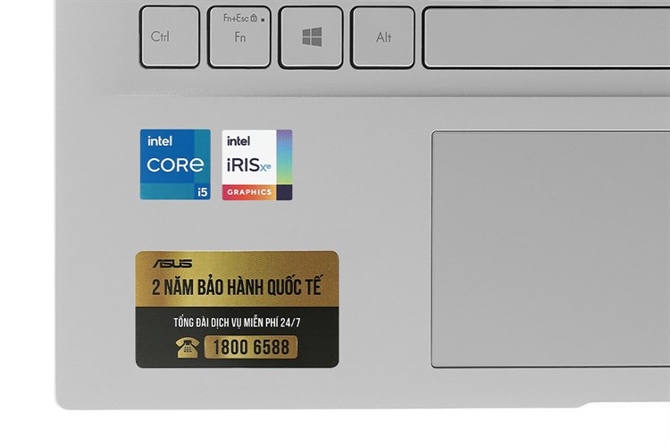 Laptop Asus VivoBook A415EA i5 1135G7/8GB/32GB+512GB/Win10 (EB355T) Màu Bạc