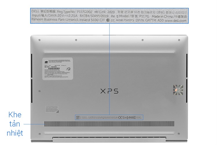 Laptop Dell XPS 13 9310 i5 1135G7/8GB/512GB/Win10 (70234076) Màu Bạc