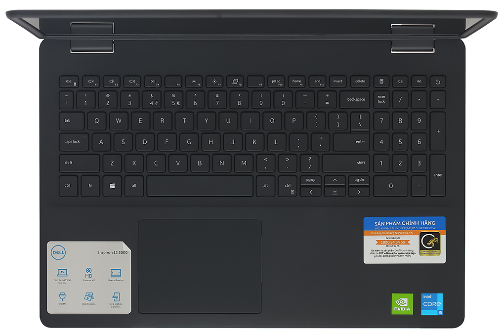 Laptop Dell Inspiron 3501 i5 1135G7/8GB/512GB/2GB MX330/Win10 (70234074) Màu Đen