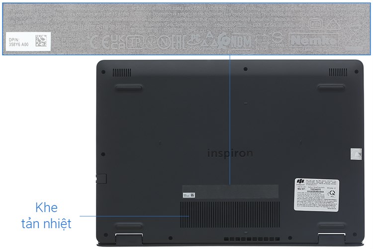 Laptop Dell Inspiron 3501 i7 1165G7/8GB/512GB/2GB MX330/Win10 (70234075) Màu Đen