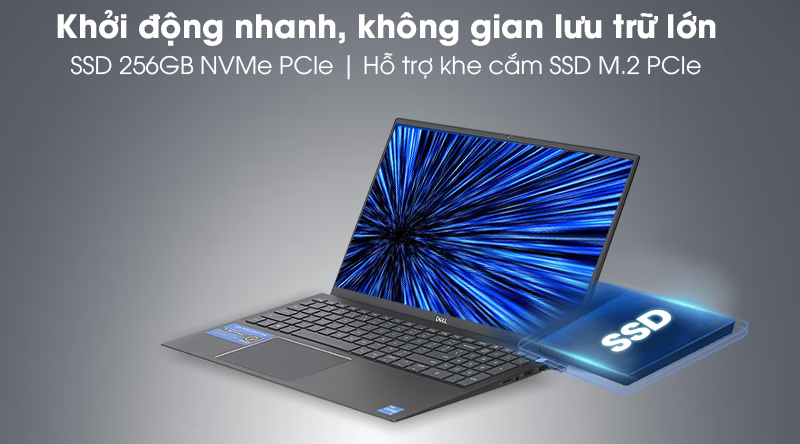 Laptop Dell Vostro 5502 i5 1135G7/8GB/256GB/Win10 (70231340)