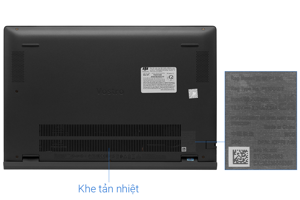 Laptop Dell Vostro 5402 i7 1165G7/16GB/512GB/2GB MX330/Win10 (70231338) Màu Xám