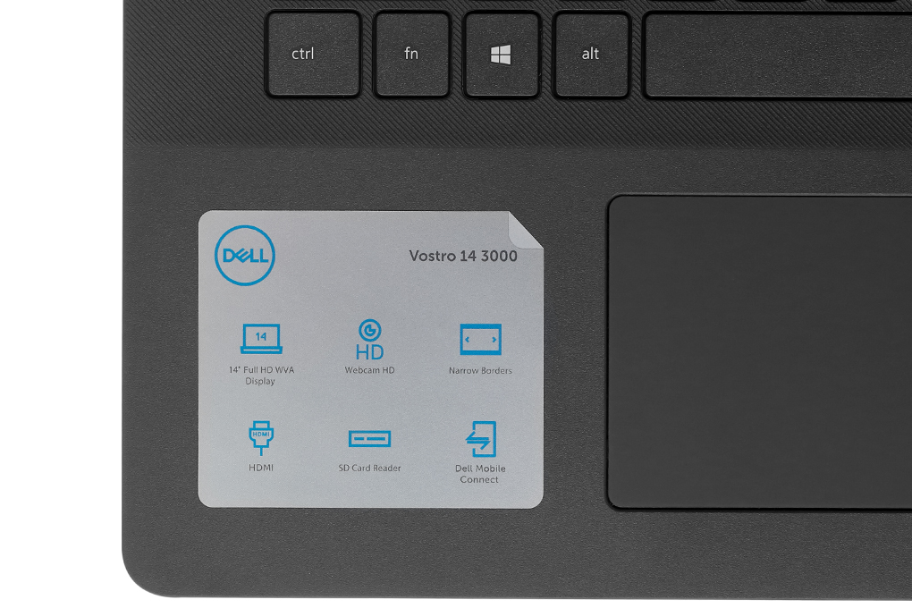 Laptop Dell Vostro 3400 i5 1135G7/8GB/256GB/Win10 (70234073) Màu Đen