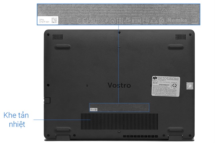 Laptop Dell Vostro 3400 i5 1135G7/8GB/256GB/Win10 (70234073) Màu Đen