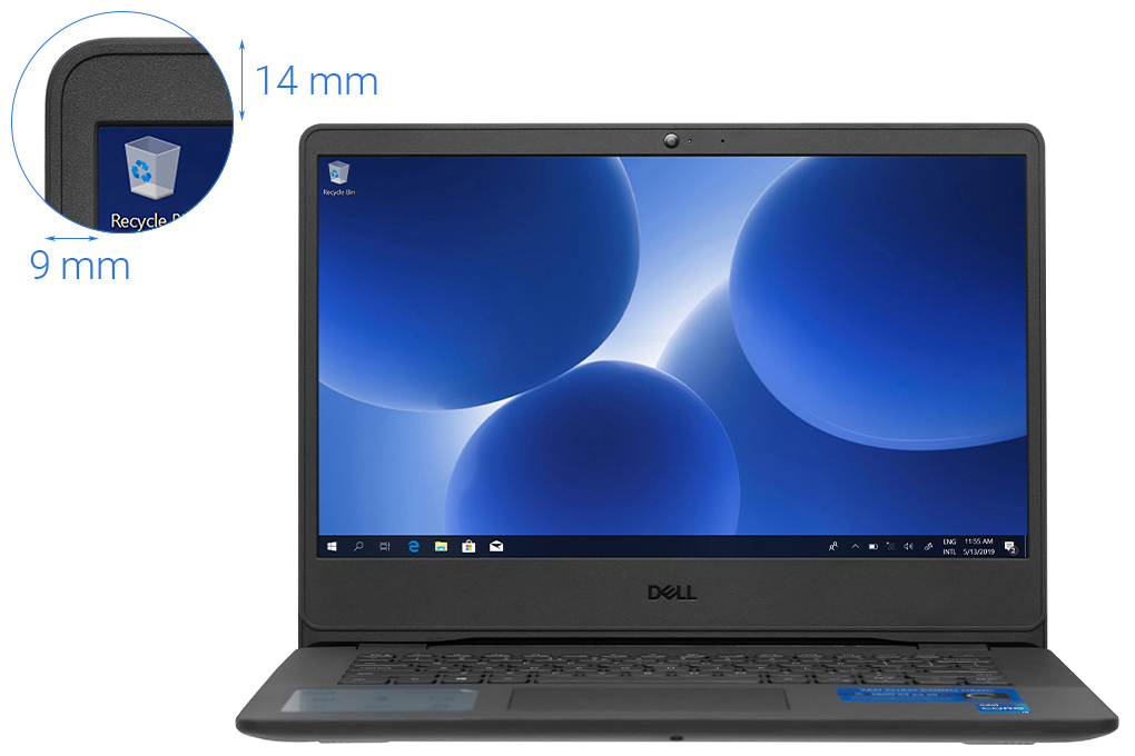 Laptop Dell Vostro 3400 i5 1135G7/8GB/256GB/Win10 (70234073) Màu Đen