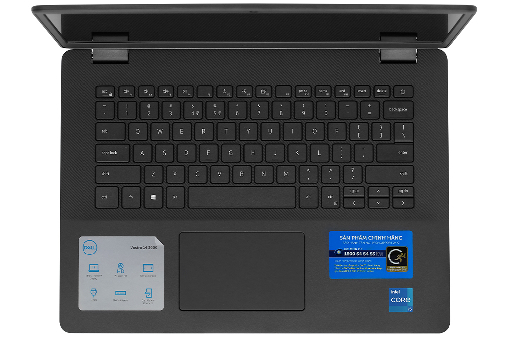 Laptop Dell Vostro 3400 i5 1135G7/8GB/256GB/Win10 (70234073) Màu Đen