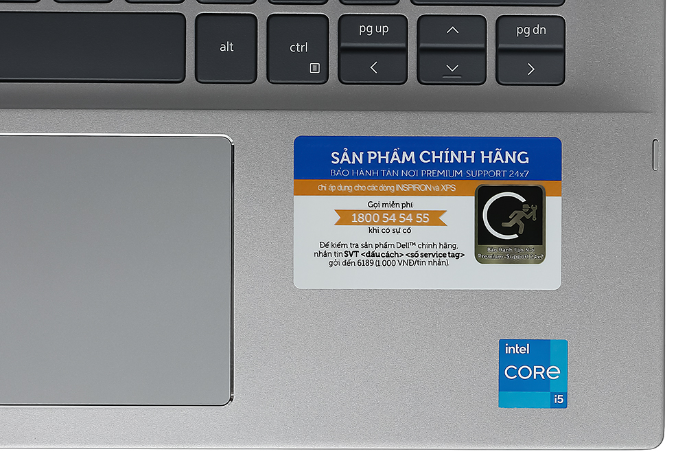 Laptop Dell Inspiron 5406 i5 1135G7/8GB/512GB/Touch/Win10 (70232602) Màu Xám