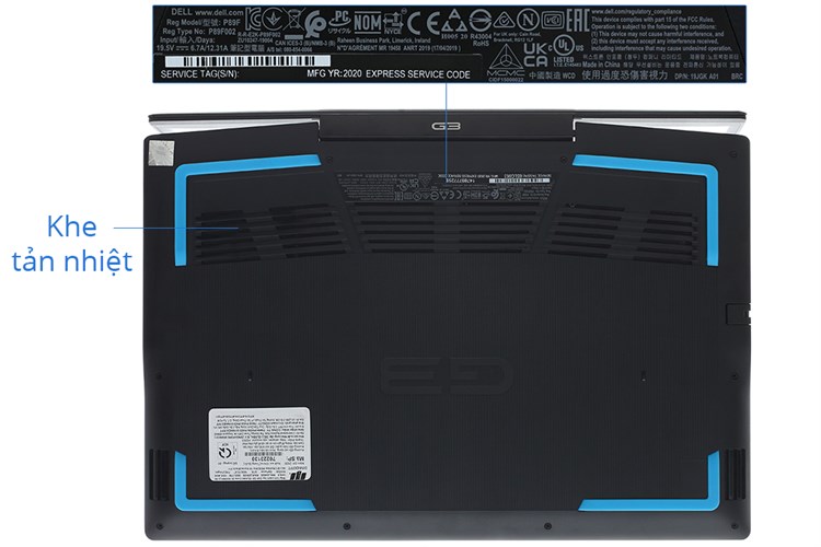 Laptop Dell G3 15 3500 i5 10300H/8GB/256GB+1TB/120Hz/4GB GTX1650/Win10 (70223130) Màu Đen