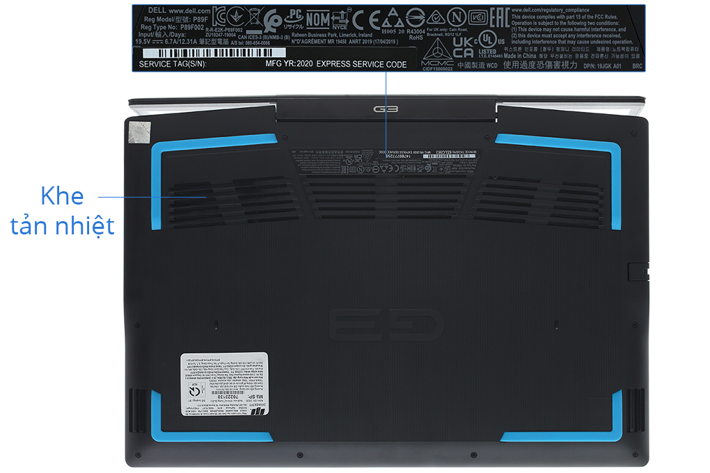 Laptop Dell G3 15 3500 i5 10300H/8GB/256GB+1TB/120Hz/4GB GTX1650/Win10 (70223130) Màu Đen