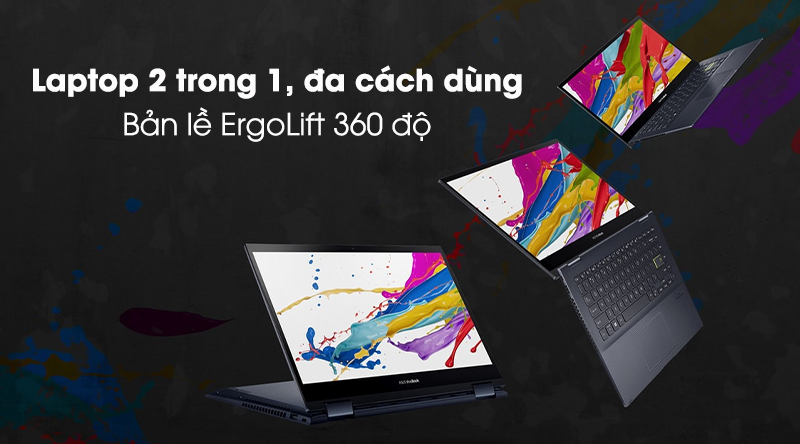 Laptop Asus VivoBook Flip TM420IA R3 4300U/4GB/256GB/Touch/Pen/Win10 (EC155T)