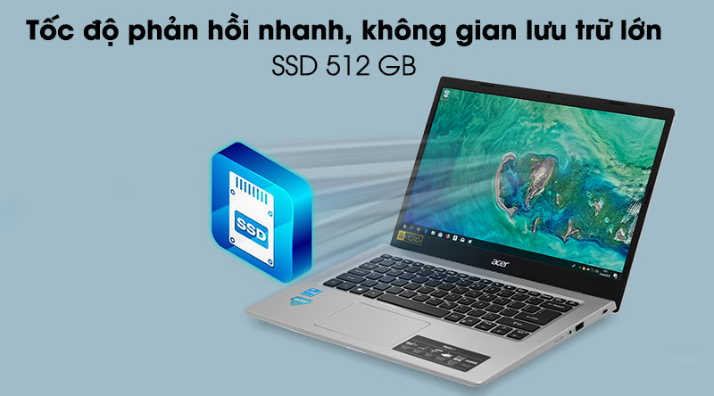 Laptop Acer Aspire 5 A514 54 3204 i3 1115G4/4GB/512GB/Win10 (NX.A23SV.009)