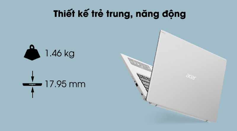 Laptop Acer Aspire 5 A514 54 3204 i3 1115G4/4GB/512GB/Win10 (NX.A23SV.009)