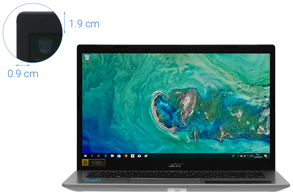 Laptop Acer Aspire 5 A514 54 3204 i3 1115G4/4GB/512GB/Win10 (NX.A23SV.009) Màu Bạc