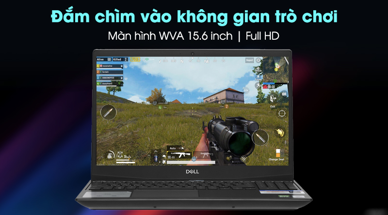 Laptop Dell G5 15 5500 i7 10750H/16GB/512GB/144Hz/6GB RTX2060/Win10 (70228123)