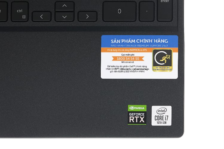 Laptop Dell G5 15 5500 i7 10750H/16GB/512GB/144Hz/6GB RTX2060/Win10 (70228123) Màu Đen