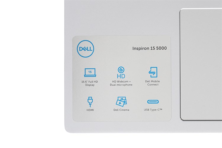 Laptop Dell Inspiron 5502 i5 1135G7/8GB/512GB/2GB MX330/Win10 (N5I5310W) Màu Bạc