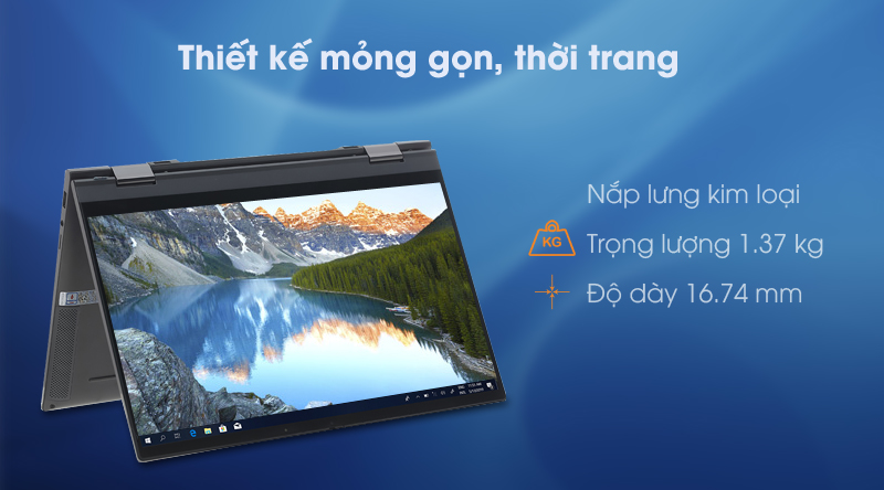 Laptop Dell Inspiron 7306 i5 1135G7/8GB/512GB/Touch/Pen/Win10 (N3I5202W)