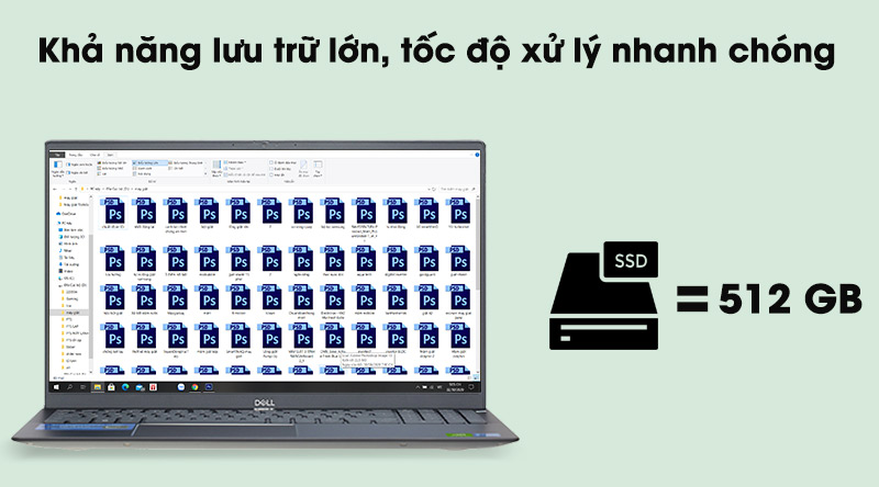 Laptop Dell Vostro 5502 i5 1135G7/8GB/512GB/2GB MX330/Win10 (NT0X01)