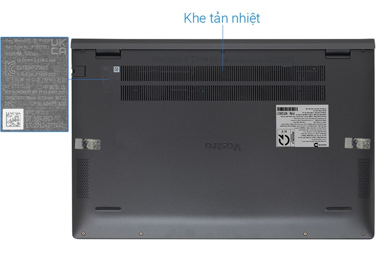 Laptop Dell Vostro 5502 i5 1135G7/8GB/512GB/2GB MX330/Win10 (NT0X01) Màu Xám