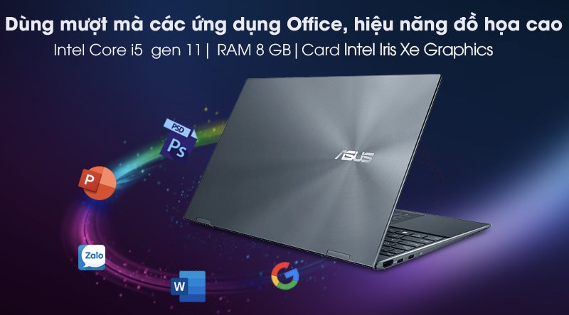 Laptop Asus ZenBook Flip UX363EA i5 1135G7/8GB/512GB/OLED/Touch/Pen/Win10 (HP130T)