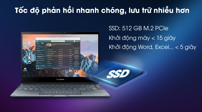 Asus ZenBook Flip 13 i5 (HP130T) - SSD