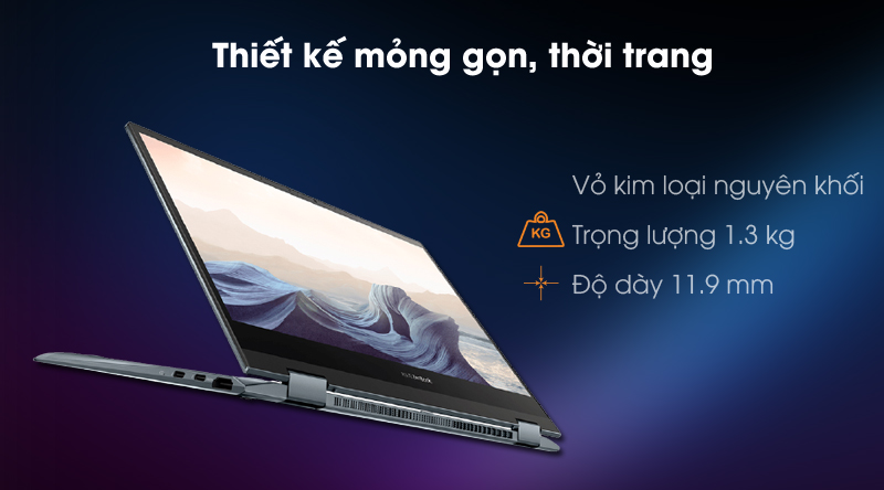 Asus ZenBook Flip 13 i5 (HP130T) - Thiết kế