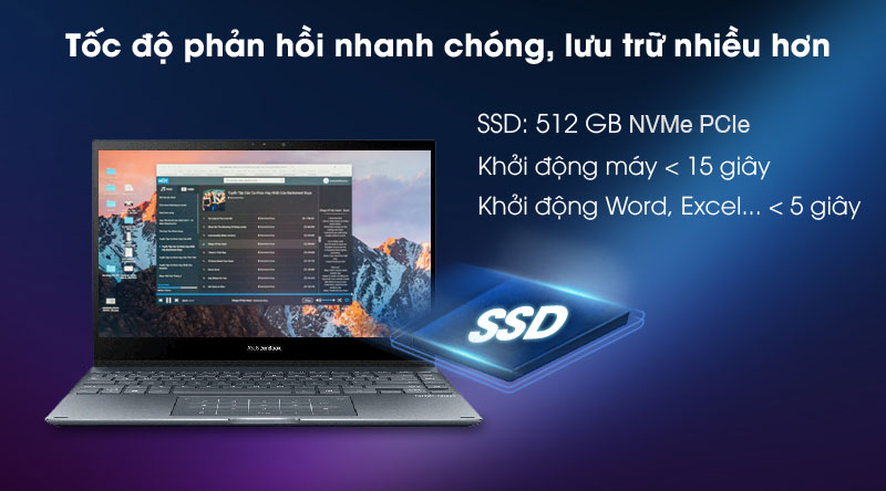 Asus ZenBook Flip UX363EA 13 i5 1135G7 (HP130T) - SSD