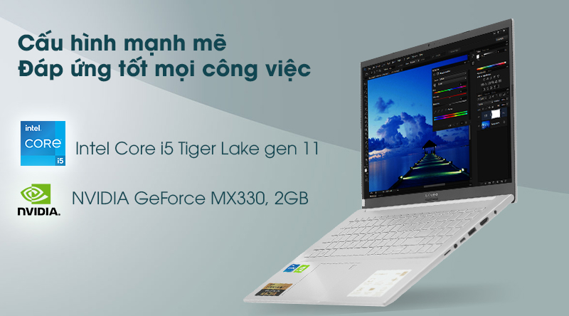 Laptop Asus VivoBook A515EP i5 1135G7/8GB/512GB/2GB MX330/Win10 (BQ194T)