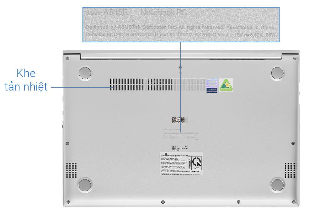 Laptop Asus VivoBook A515EP i5 1135G7/8GB/512GB/2GB MX330/Win10 (BQ194T) - 13