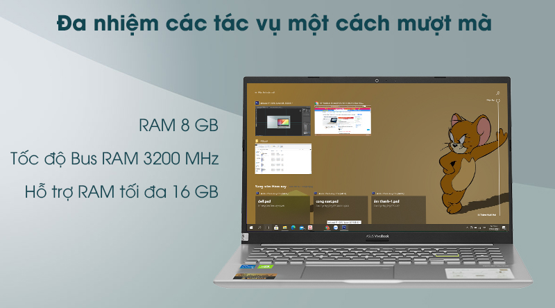 Laptop Asus VivoBook A515EP - RAM