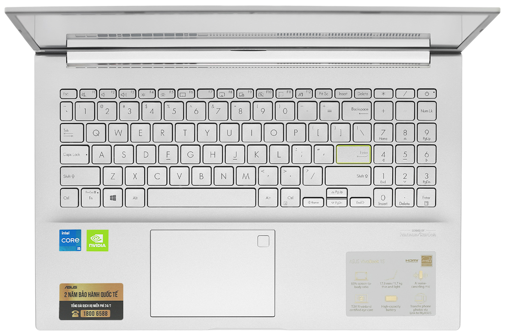 Laptop Asus VivoBook A515EP i5 1135G7/8GB/512GB/2GB MX330/Win10 (BQ194T) - 4