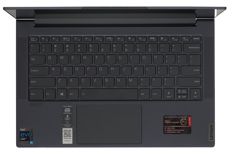 Laptop Lenovo Yoga Slim 7 14ITL05 i5 1135G7/8GB/512GB/Win10 (82A3000DVN) Màu Xám
