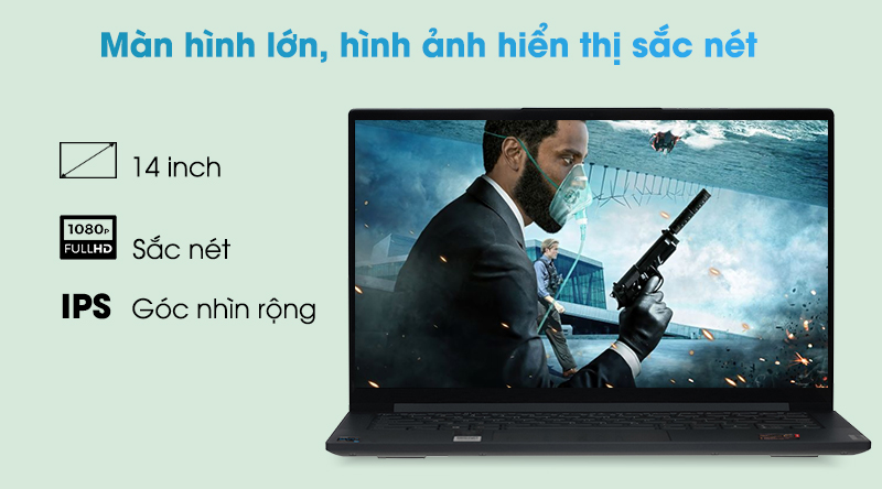 Laptop Lenovo Yoga Slim 7 14ITL05 i5 (82A3000DVN) - Màn hình 