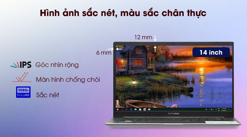 Laptop Asus VivoBook S433EA i5 1135G7/8GB/512GB/Win10 (AM439T) - 8