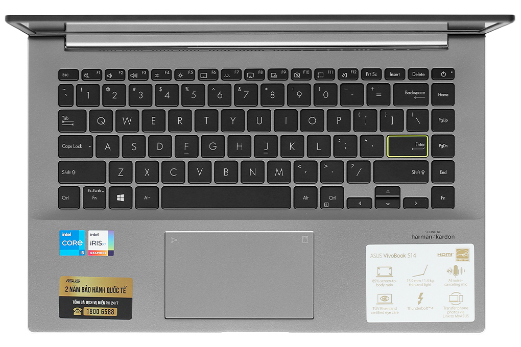 Laptop Asus VivoBook S433EA i5 1135G7/8GB/512GB/Win10 (AM439T) - 4