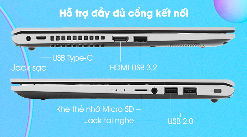 Laptop Asus VivoBook X415JA i3 1005G1/4GB/512GB/Win10 (EK258T)