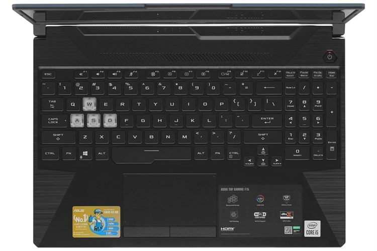 Laptop Asus TUF Gaming FX506LI i5 10300H/8GB/512GB/144Hz/4GB GTX1650Ti/Win10 (HN039T) Màu Xám