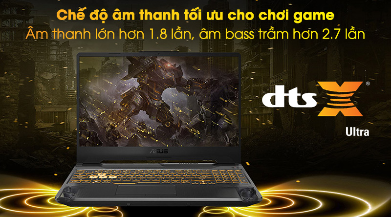 Laptop Asus TUF Gaming FX506LI i7 10870H/8GB/512GB/144Hz/4GB GTX1650Ti/Win10 (HN096T)