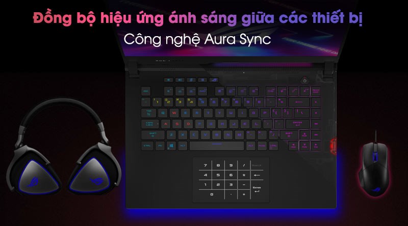 Laptop Asus Rog Strix Scar 15 G533Q R7 5800H/16GB/1TB SSD/8GB RTX3070/Balo/Chuột/Win10 (HQ081T) - 7