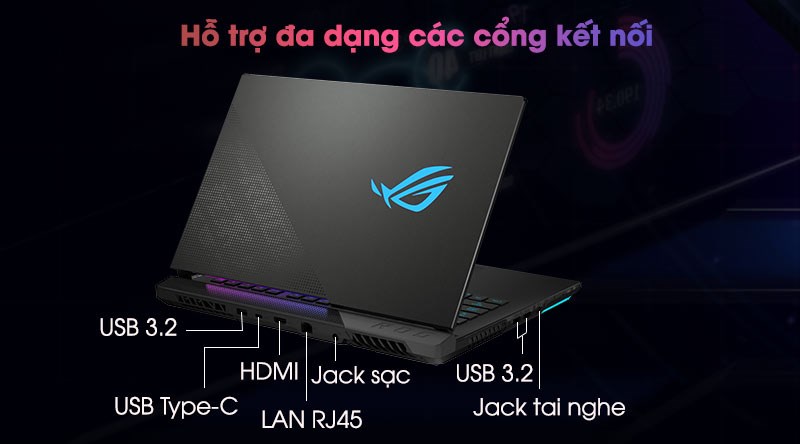 Laptop Asus Rog Strix Scar 15 G533Q R7 5800H/16GB/1TB SSD/8GB RTX3070/Balo/Chuột/Win10 (HQ081T) - 12