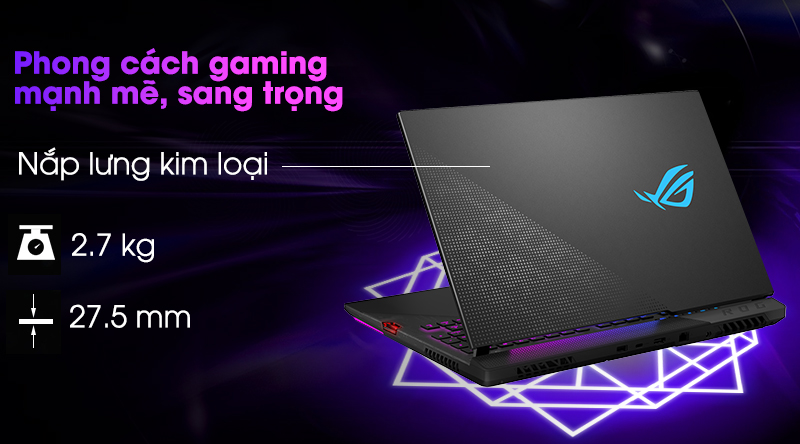 Laptop Asus Rog Strix Scar 17 G733Q R9 5900HX/32GB/1TB SSD/16GB RTX3080/Balo/Chuột/Win10 (HG021T) - 7