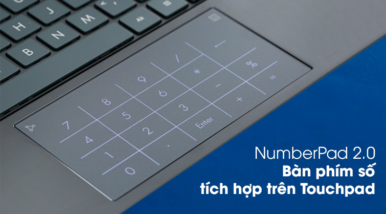 Laptop Asus ZenBook UX325EA i5 (EG079T) - Numberpad 2.0