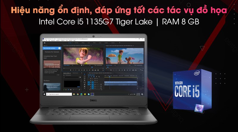 Laptop Dell Vostro 3400 i5 1135G7/8GB/256GB/2GB MX330/Win10 (YX51W2) - 3