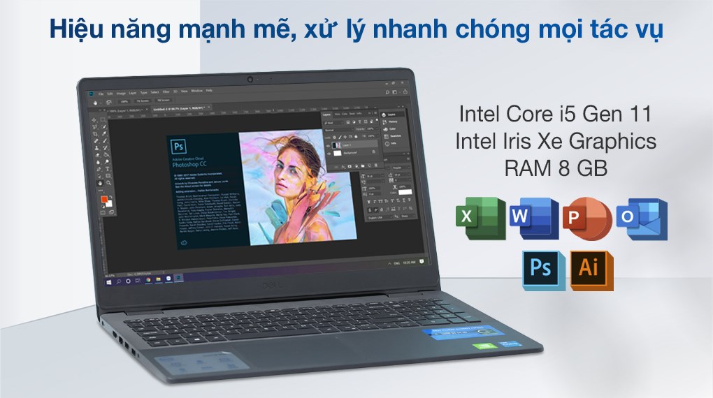 Laptop Dell Vostro 3500 i5 1135G7/8GB/256GB/Win10 (7G3981)