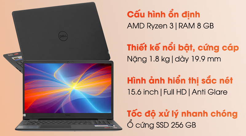 Dell Inspiron 3505 R3 3250U (Y1N1T1) - Chính hãng, trả góp