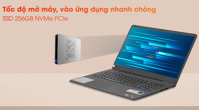 Laptop Dell Inspiron 3505 R3 3250U/8GB/256GB/Win10 (Y1N1T1)
