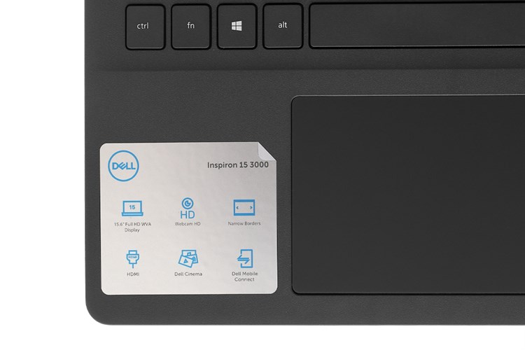 Laptop Dell Inspiron 3505 R3 3250U/8GB/256GB/Win10 (Y1N1T1) Màu Đen