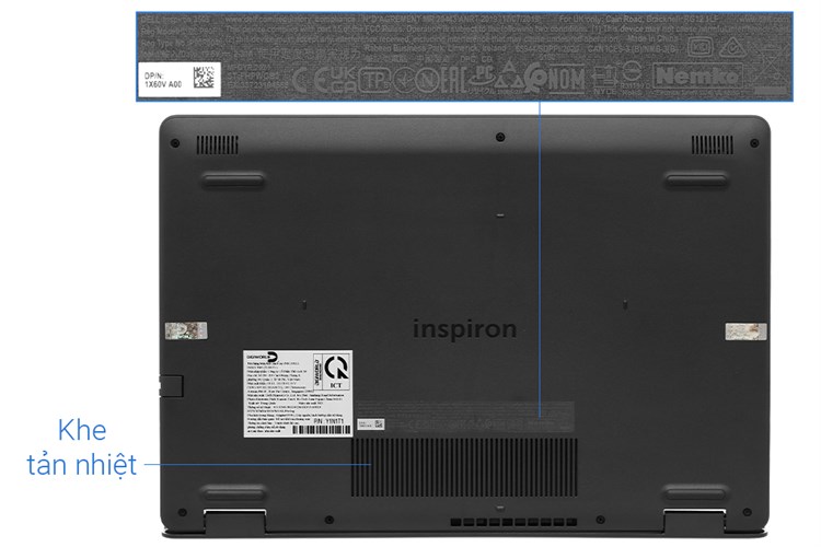Laptop Dell Inspiron 3505 R3 3250U/8GB/256GB/Win10 (Y1N1T1) Màu Đen