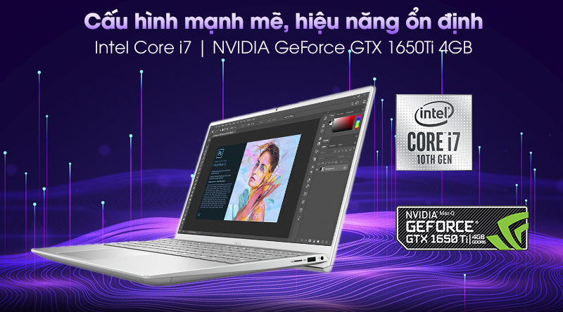 Laptop Dell Inspiron 7501 i7 10750H/8GB/512GB/4GB GTX1650Ti/Win10 (X3MRY1)