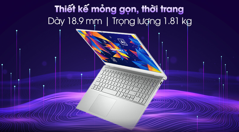 Dell Inspiron 7501 i7 10750H - Thiết kế